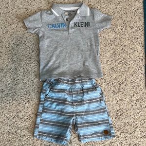 Calvin Klein short set 24 months